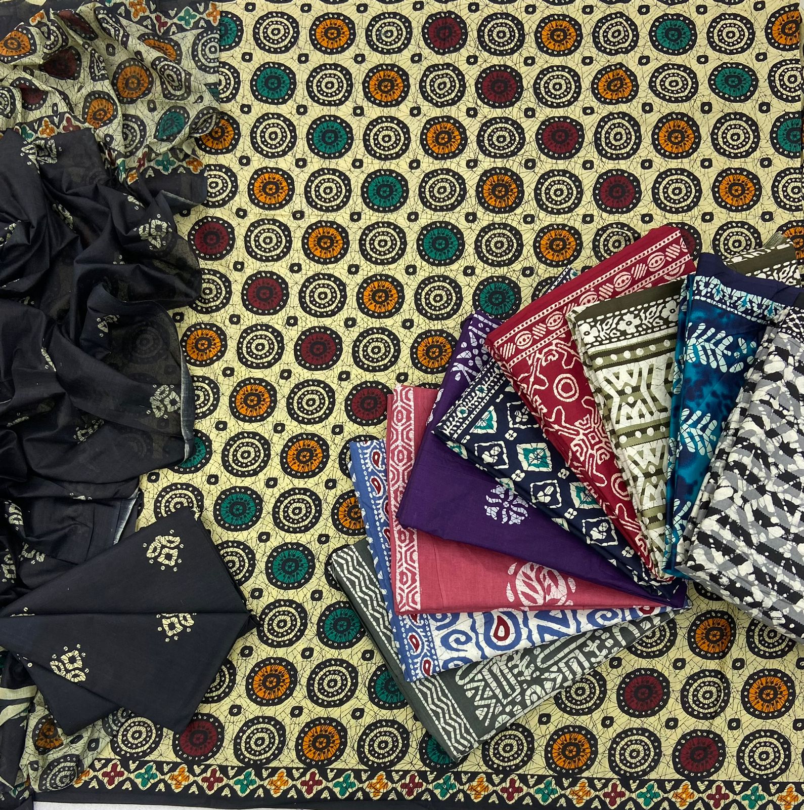 Pure Cotton Print Suits - Yanchi