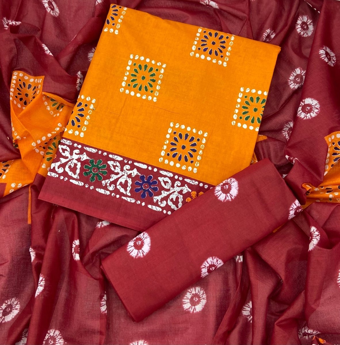 Enchant Print Pure Cotton Suits - Yanchi