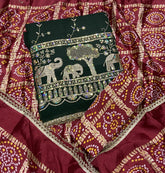 Fancy Shimmer Suit Set with Zari & Sequins Work