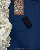 Luxury cotton Suit Set with Mirror work