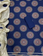 Luxury cotton Suit Set with sequence work