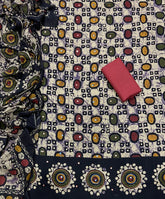 Luxury cotton Suit Set with sequence work