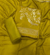 Elegant Muslin Jacquard Suit Set