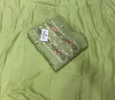 Classy Muslin Allover Suit Set with Elegant Thread Embroidery