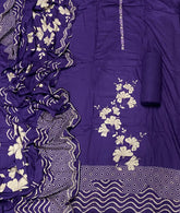 Premium Winter Pashmina Digital Print Suit Set with mirror work