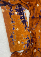 Allover Classic Tie Dye Suit (Light - Brown - Blue) - Yanchi