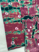 Allover Classic Tie Dye Suit (Maroon - Green) - Yanchi