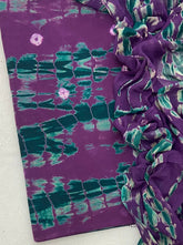 Allover Classic Tie Dye Suit (Purple - Green) - Yanchi