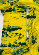 Allover Classic Tie Dye Suit (Yellow - Green) - Yanchi