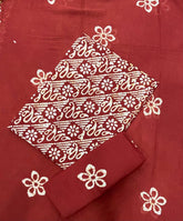 Block Print Elegant Cotton Suit Set - Yanchi