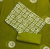 Block Print Elegant Cotton Suit Set - Yanchi