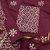 Block Print Elegant Cotton Suit Set - Yanchi