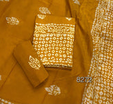Block Print Elegant Cotton Suit Set - Yanchi