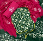 Block Print Elegant Cotton Suit Set - Yanchi