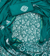 Block Print Elegant Cotton Suit Set - Yanchi