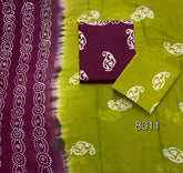 Block Print Elegant Cotton Suit Set - Yanchi