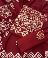 Block Print Elegant Cotton Suit Set - Yanchi