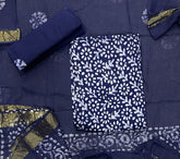 Block Print Elegant Cotton Suit Set - Yanchi