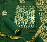 Block Print Elegant Cotton Suit Set - Yanchi