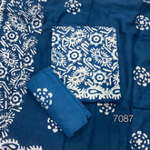 Block Print Elegant Cotton Suit Set - Yanchi