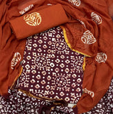 Block Print Elegant Cotton Suit Set - Yanchi