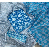 Celestial Pure Cotton Print Suit Set (Luxury Feel) - Yanchi