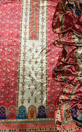 Classy Digital Print Winter Velvet Suit Set - Yanchi