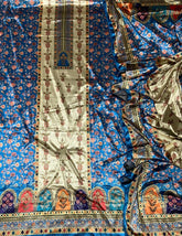 Classy Digital Print Winter Velvet Suit Set - Yanchi