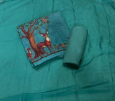 Classy Femora Linen Digital Print Suit Set with Swarovski Work - Yanchi