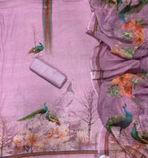 Classy Femora Linen Shimmer Silk Suit Set with Swarovski Work - Yanchi