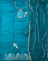 Classy Glass Organza Suit Set - Yanchi