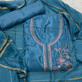 Classy Glass Organza Suit Set with Cutdana & sequence Work - Yanchi