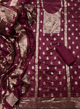 Classy Organza Banarsi Silk Suit Set - Yanchi