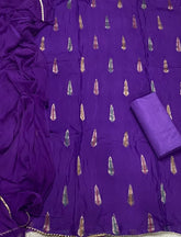 Classy Organza Banarsi Suit Set - Yanchi