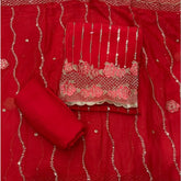 Classy Organza suit set with Sequence Work - Yanchi