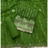Classy Organza suit set with Sequence Work - Yanchi