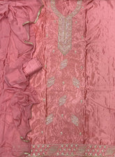 Classy Pure Organza suit set with Stone work - Yanchi