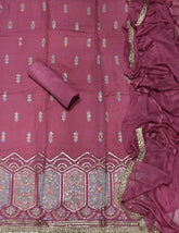 Classy Pure Organza with Heavy Sequins & Zari Thread Work - Yanchi