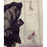 Classy Shimmer Suit Set with Zari Work - Yanchi