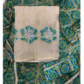 Classy Shimmer Suit Set with Zari Work - Yanchi