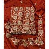 Classy Shimmer Suit Set with Zari Work - Yanchi