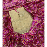 Classy Shimmer Suit Set with Zari Work - Yanchi