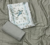 Classy Silk Suit Set With Khatli Work - Yanchi