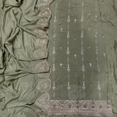 Classy Vichitra Suit Set with Zari Work - Yanchi