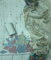 Classy Weaves Muga Cotton Silk Suit Set - Yanchi