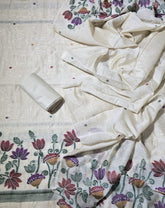 Classy Weaves Muga Cotton Silk Suit Set (2054) - Yanchi