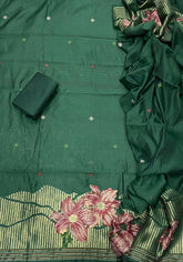 Classy Weaves Muga Cotton Silk Suit Set (2099) - Yanchi