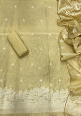 Classy Weaves Muga Cotton Silk Suit Set - Yanchi