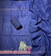 Classy Weaves Muga Cotton Silk Suit Set - Yanchi