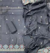 Classy Weaves Muga Cotton Silk Suit Set - Yanchi